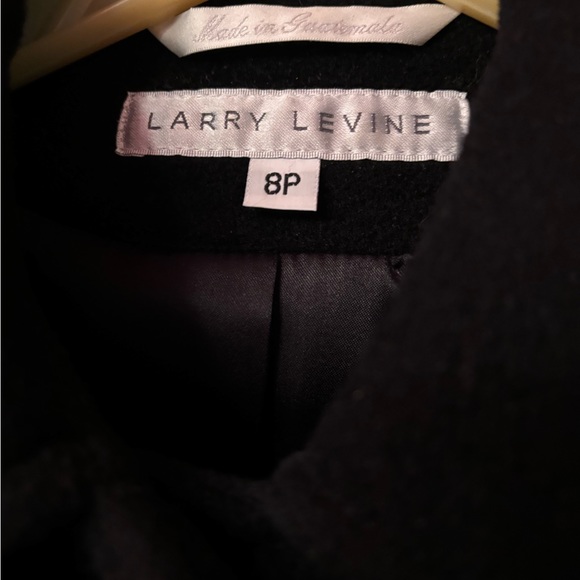 Paris Chic Larry Levine Merino Wool Lovely Designer Winter Coat Size 8 Warm Cozy - Picture 2 of 4